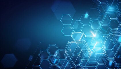 Abstract blue tech background