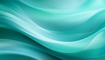 Abstract turquoise waves