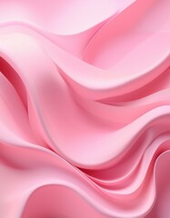 Obraz premium Abstract pink wavy design