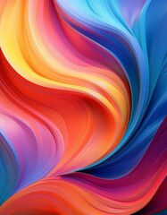 Abstract colorful swirls