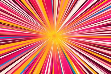 Fototapeta premium Vibrant Abstract Comics Background, Energetic lines radiate from the center, Dynamic textures create a sense of movement, Ideal for title book frames, Bold and eye-catching design