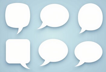 Master the Art of Speech Bubbles: Blank Vector Designs for Engaging Cartoon Chats & Message Boxes - Your Ultimate Guide to Creating Expressive Talk Balloons