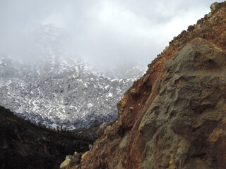 rock in the mountains