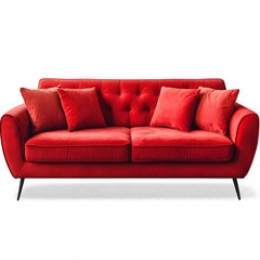 Sofa isolated on a white background