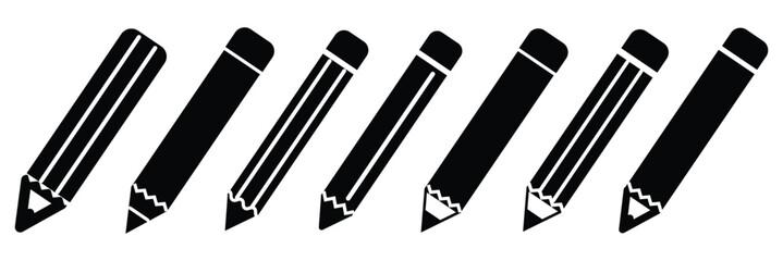 vector pencil icon. edit icon/sign. Pencil Icon Perfect for Writing and Educational Themes