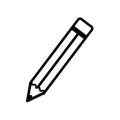 vector pencil icon. edit icon/sign. Pencil Icon Perfect for Writing and Educational Themes