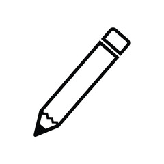 Fototapeta premium Edit icon vector isolated on white background. Pencil icon. sign up Icon vector. edit text