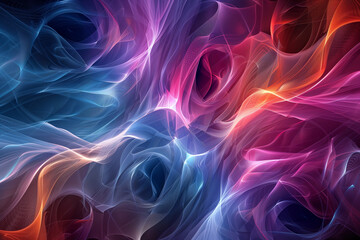 Obraz premium Visually attractive fractal wave series as an ideal design layout background