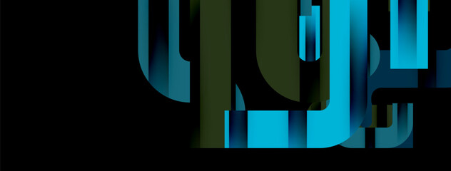 Dynamic waves, flowing lines, stripes vector geometric elements minimal pattern. Vector Illustration For Wallpaper, Banner, Background, Card, Book Illustration, landing page