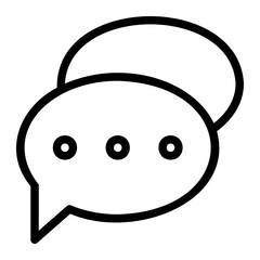 chat line icon