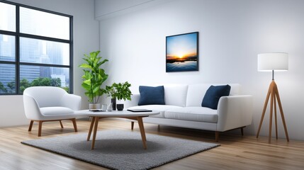 Modern Scandinavian Interior with Clean Design Elements