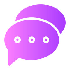 chat gradient icon