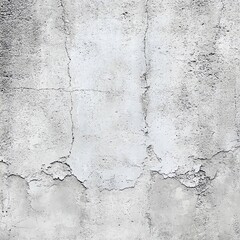 Obraz premium Textured gray concrete wall with visible cracks, perfect for backgrounds, industrial designs, or architectural projects.