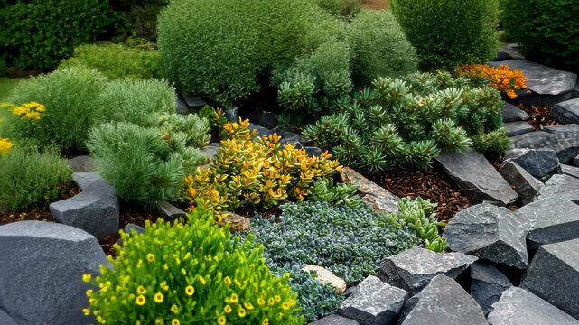 Green and Grey Garden