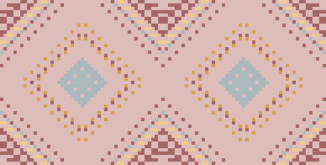 Ethnic Pattern Ethnic Design Pattern Drawingfolk Embroidery, Aztec Geometric Ornament Print. Design for Carpet, Wallpaper, Clothing, Wrapping, Fabric