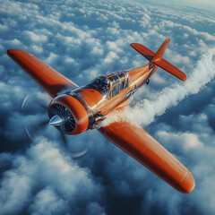 airplane in the sky