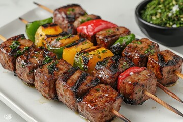 Grilled Beef Steak BBQ