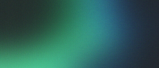 Grainy gradient background teal green blue retro noise texture summer banner poster backdrop design