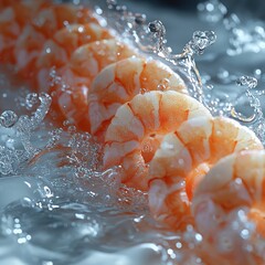 Chopped cooked shrimp