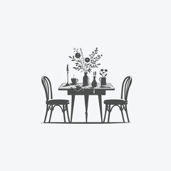 table and chairs