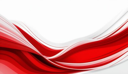 Obraz premium a red and white geometric shapes abstrack background