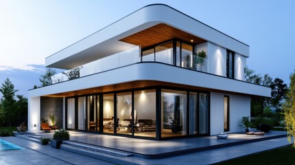 Modern Villa Design with Open Space and Sustainability