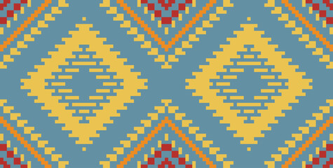 Fabric Design Islamic Geometric Pattern Wallpaperfolk Embroidery, Aztec Geometric Ornament Print. Design for Carpet, Wallpaper, Clothing, Wrapping, Fabric