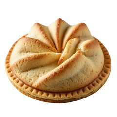 Sponge butter shell shape little cake pastry dessert isolated on white and transparent background