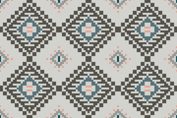 Ornament Islamic Geometric Pattern Backgroundfolk Embroidery, Aztec Geometric Ornament Print. Design for Carpet, Wallpaper, Clothing, Wrapping, Fabric