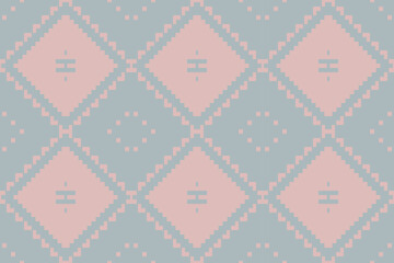 Nordic Ethnic Pattern Backgroundfolk Embroidery, Aztec Geometric Ornament Print. Design for Carpet, Wallpaper, Clothing, Wrapping, Fabric