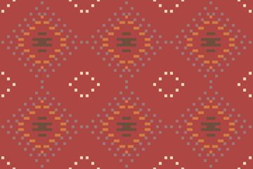 Background Ethnic Simple Islamic Patternfolk Embroidery, Aztec Geometric Ornament Print. Design for Carpet, Wallpaper, Clothing, Wrapping, Fabric