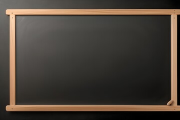 "Isolated Blackboard on White Background" Generative AI illustration