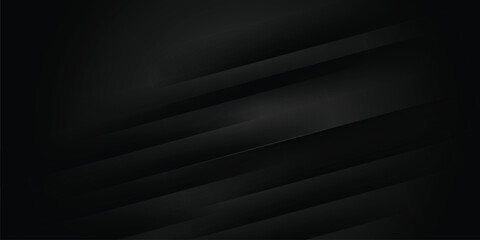 Black Background With Shine Gold and Waves. Template for Banner, Website, and ads vector