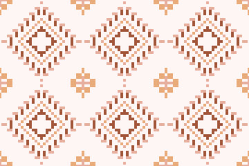 Geometric Pattern Floral Arabic Patternfolk Embroidery, Aztec Geometric Ornament Print. Design for Carpet, Wallpaper, Clothing, Wrapping, Fabric