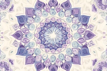 Mandala wit different colors ethnic ornament