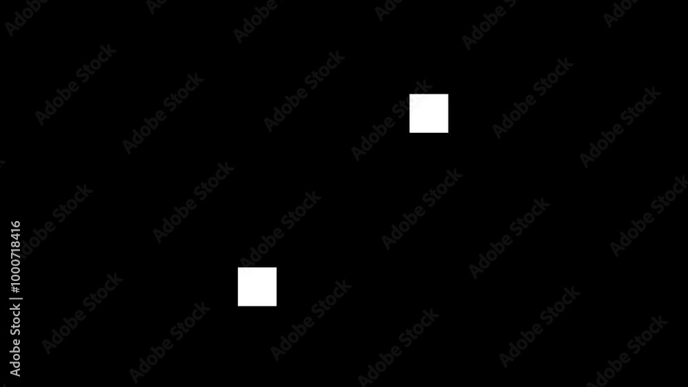 Poster loading progress icon animation video on white background.