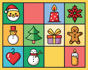 Christmas Icons Vector