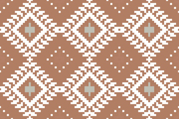Arabesque Filipino Ethnic Patternfolk Embroidery, Aztec Geometric Ornament Print. Design for Carpet, Wallpaper, Clothing, Wrapping, Fabric