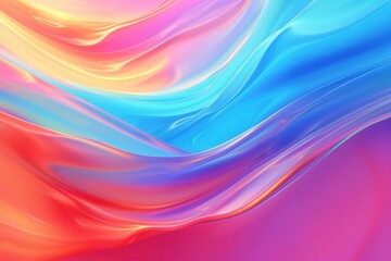 Obraz premium Vibrant abstract fluid art background