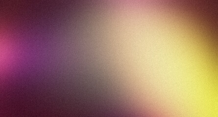 Elegant and modern design, beautiful purple to yellow gradient background with a subtle grainy texture, ideal for web banners, posters, and invitations