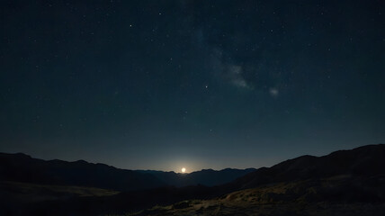 Fototapeta premium moon and stars