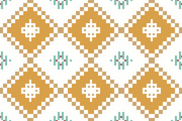 Navajo Korean Traditional Pattern Namefolk Embroidery, Aztec Geometric Ornament Print. Design for Carpet, Wallpaper, Clothing, Wrapping, Fabric