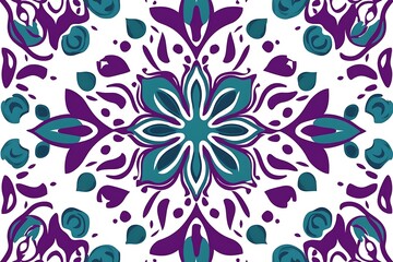 Colorful mandala  illustartion art.