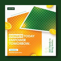 Charity Ads Promotional Poster Design