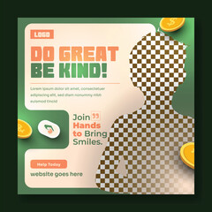 Charity Ads Promotional Poster Design