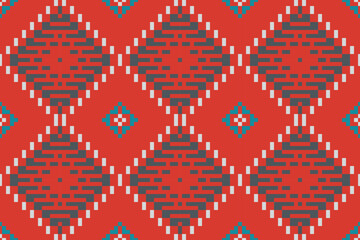 Arabic Traditional Log Cabin Quilt Patternfolk Embroidery, Aztec Geometric Ornament Print. Design for Carpet, Wallpaper, Clothing, Wrapping, Fabric