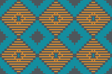 Palestinian Abstract Geometric Pattern Designfolk Embroidery, Aztec Geometric Ornament Print. Design for Carpet, Wallpaper, Clothing, Wrapping, Fabric