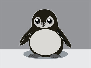 CUTE PENGUNE VECTOR ART