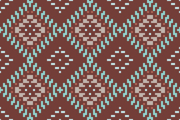 Textile Background Arabic Mehndi Designfolk Embroidery, Aztec Geometric Ornament Print. Design for Carpet, Wallpaper, Clothing, Wrapping, Fabric