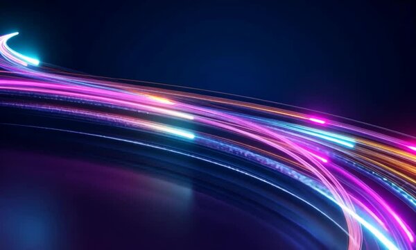 3 d rendering of abstract fractal technology background